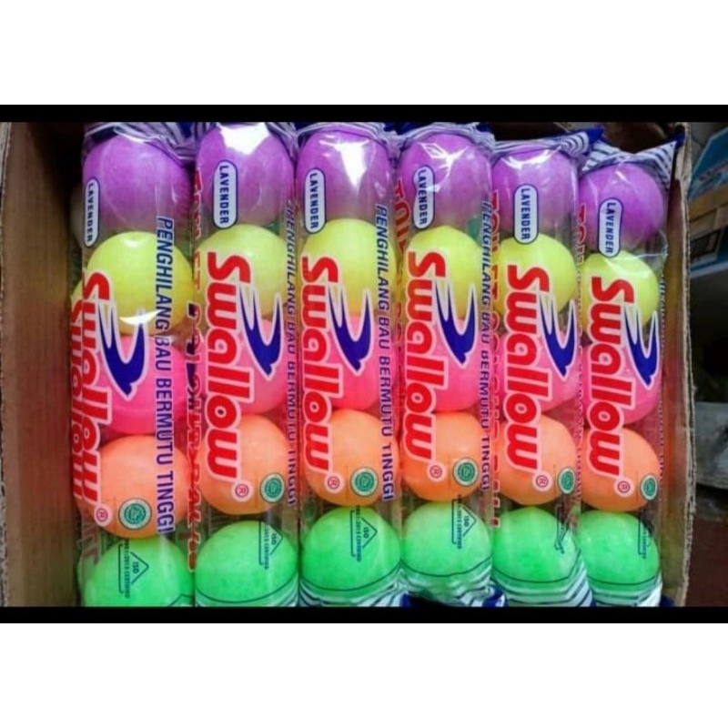 Swallow toilet warna | Kapur barus kamar mandi