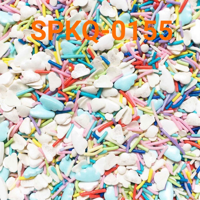 

SPKQ-0155 SPRINKLES SPRINKLE SPRINKEL 250GR AWAN MESES RAINBOW OBRAL DISKON