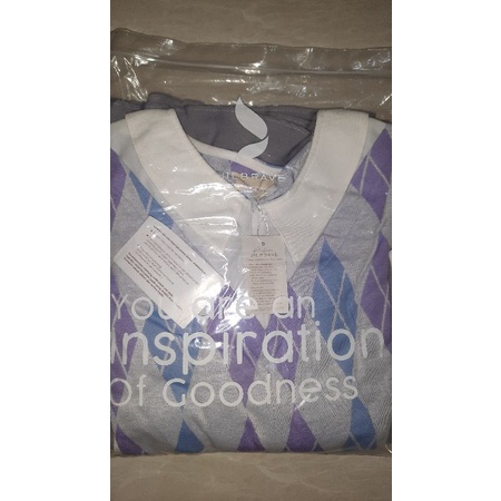 Jilbrave Jazlyn Dress Dengan Vest Knit Motif Argyle Ala Korea