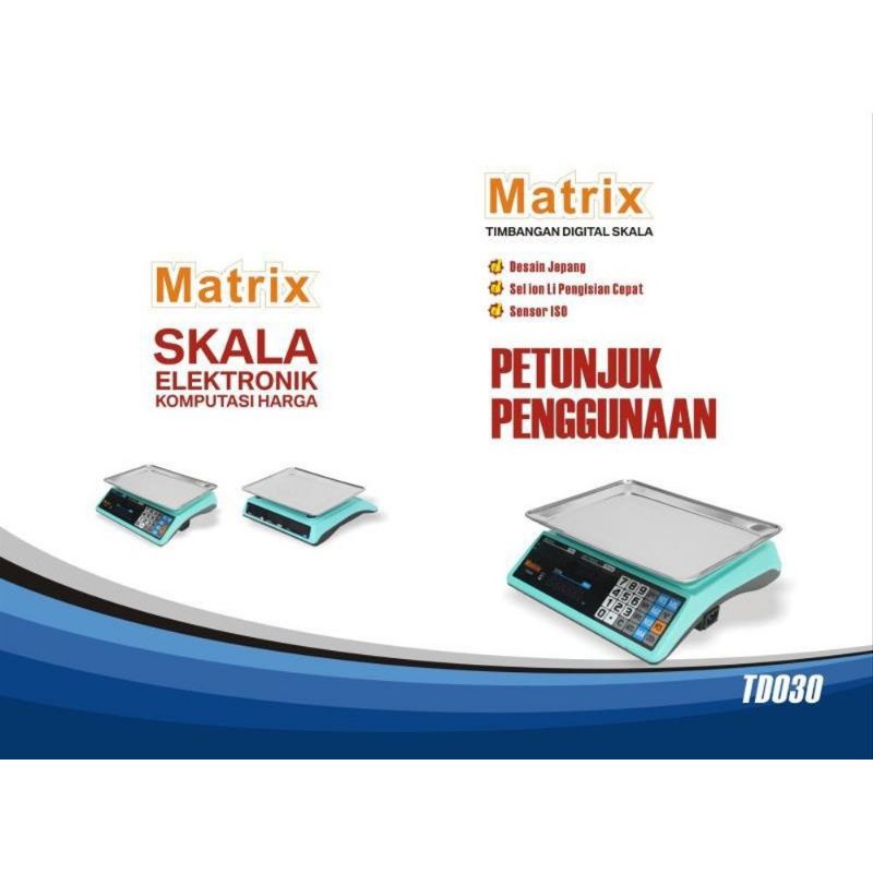 Timbangan Digital Skala Serbaguna Matrix TD030 40kg