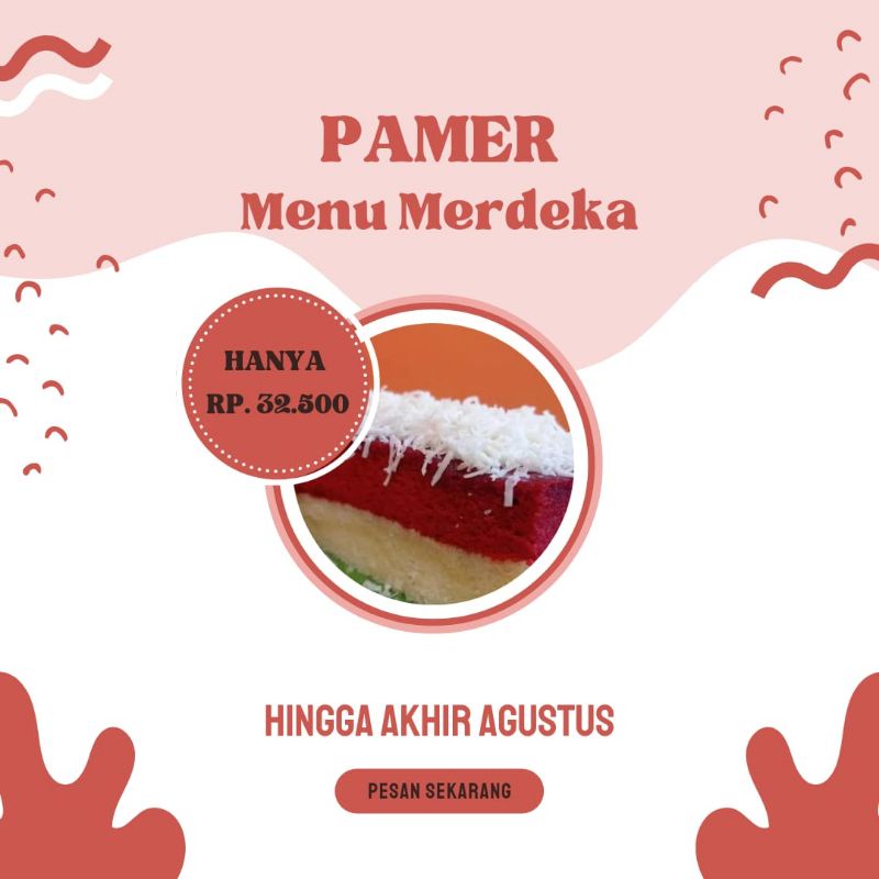 

Bolu kukus Merah Putih