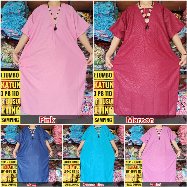 Daster super xxl Ld140 baju daster super jumbo grosir baju wanita super jumbo solo