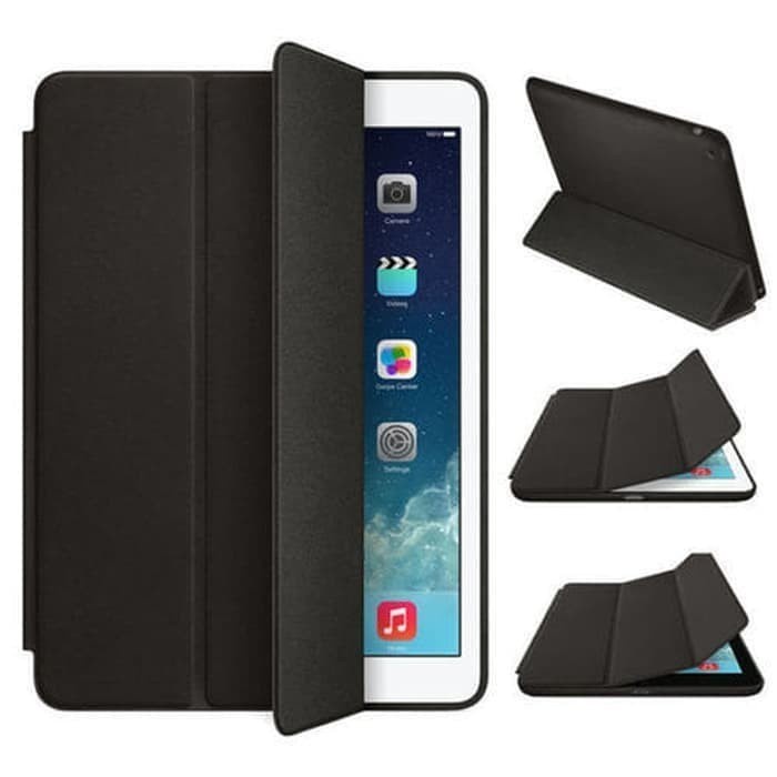 IPAD AIR 5 10.9 IN 2022 FLIP COVER FLIP CASE SMARTCASE STANDING COVER - Hitam