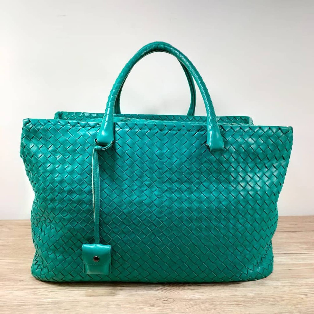 Bottega Veneta Hijau Tote Bag