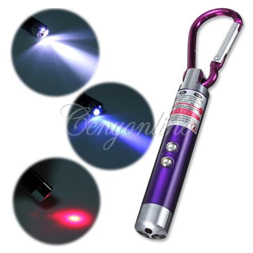 UV Led Laser Keychain