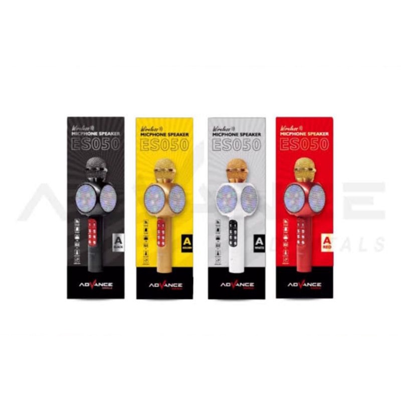 Mic Karaoke Bluetooth Advance ES050A Wireless Portable