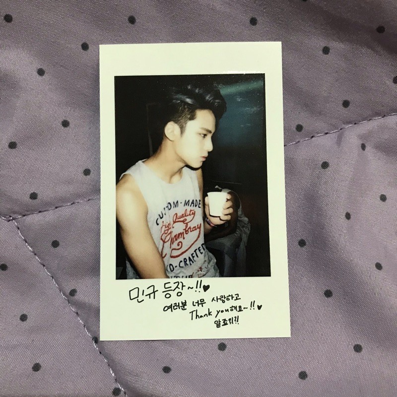 PHOTOCARD MINGYU BOYSBE HIDE VER PC ALBUM BOYS BE SEVENTEEN MINGYU