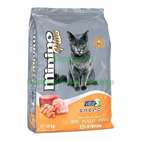 Minino plus 10 Kg makanan kucing 10kg Freshpack