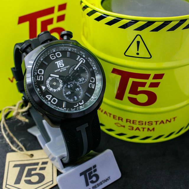 Jam T5 H3619 original chrono aktif bergaransi free tin box