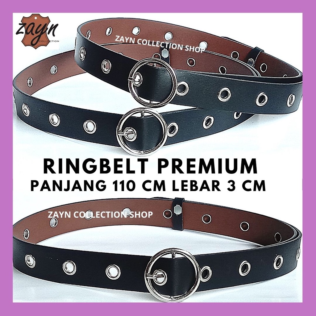 Ikat Pinggang Wanita Gaya Korea Fashion Kekinian Sabuk Cewek Kecil Ring Women Belt Terbaru