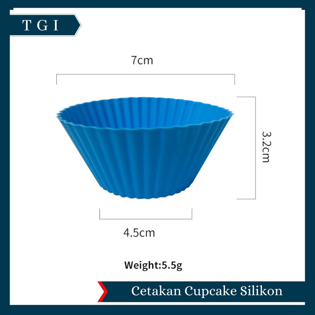 TGI - CETAKAN SILICONE CUPCAKE MUFFIN SILIKON CUP MANGKOK SILICONE CUP | CETAKAN KUE CUPCAKE | MUFFIN CUP SILIKON | CETAKAN SILIKON KUE CUP CAKE MUFFIN PUDING CUPCAKE | CUP MUFFIN