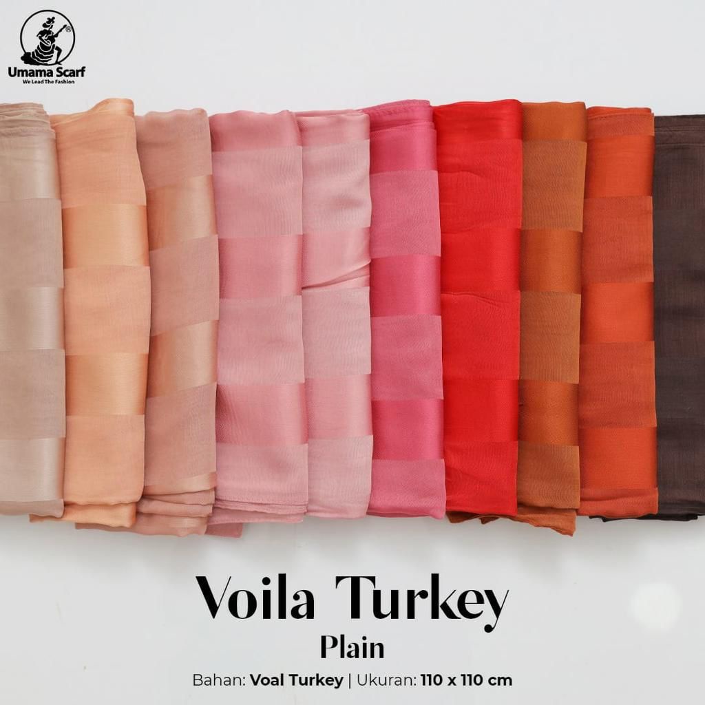 Umama Voal Turkey / Jilbab Voal Plain motif turkey Premium /Jilbab umama / Hijab Voal Umama