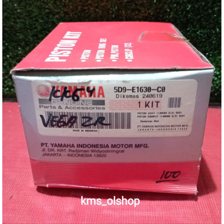 Piston Kit Vega ZR / Ring Seher Kit Vega ZR Size STD ( 5D9-E1630-A0 ), 50 ( 5D9-E1630-B0 ), 100 ( 5D9-E1630-C0 )