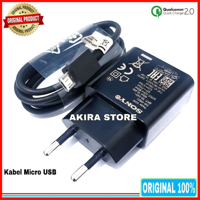 Charger Casan Sony Xperia Original 100% Fast Charging Micro USB UCH 10