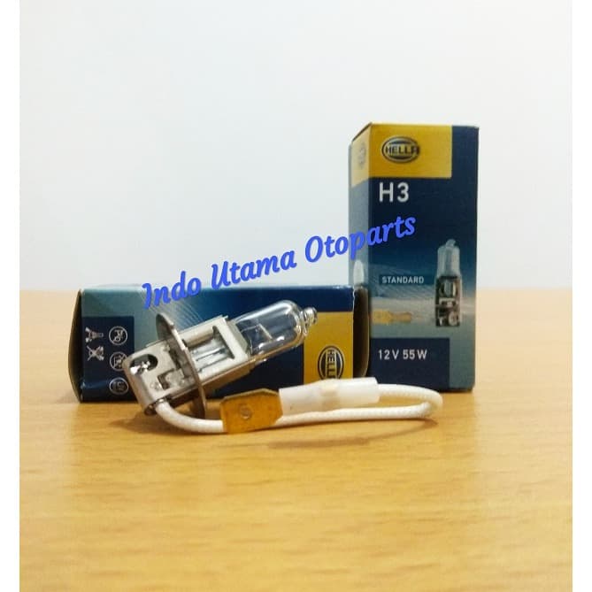 Bohlam lampu halogen Hella H3 12V 55W HELLA