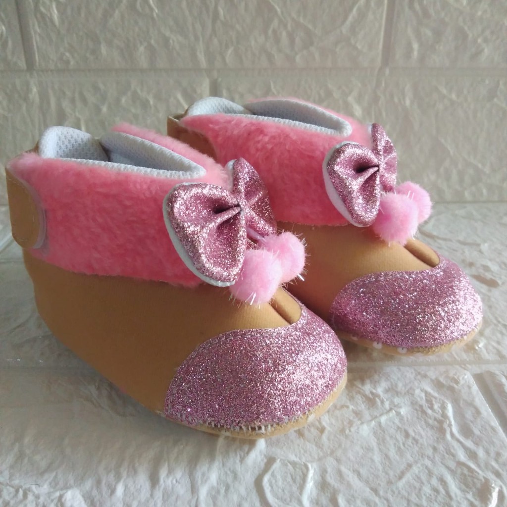 ELBOX SEPATU BAYI CEWE/ SEPATU NEWBORN 0-18 BULAN