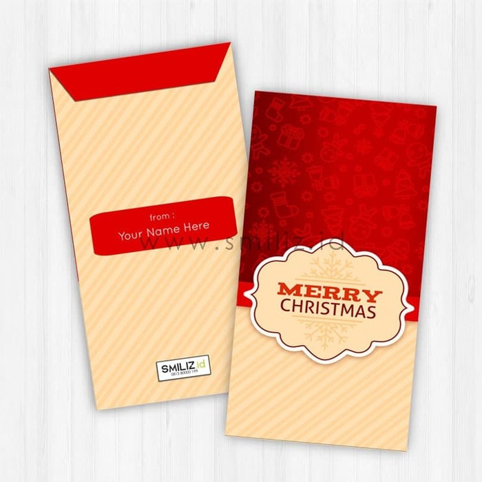 

Cute Santa Claus Christmas Angpao Custom 2115
