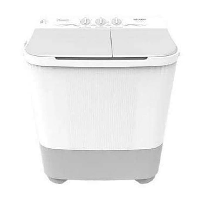 SHARP Mesin Cuci ES-T75MW-BK 2 tabung 7 kg 75 MW | MESIN CUCI | GROSIR MESIN CUCI | MESIN CUCI MURAH