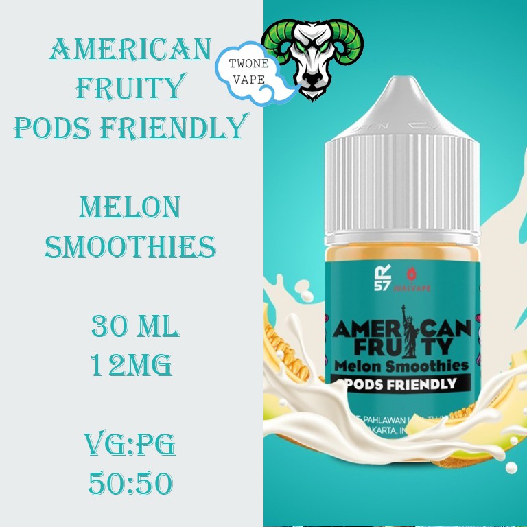 Liquid American Fruity Melon Pods Friendly Not Salt 30ML by Hero57 JV