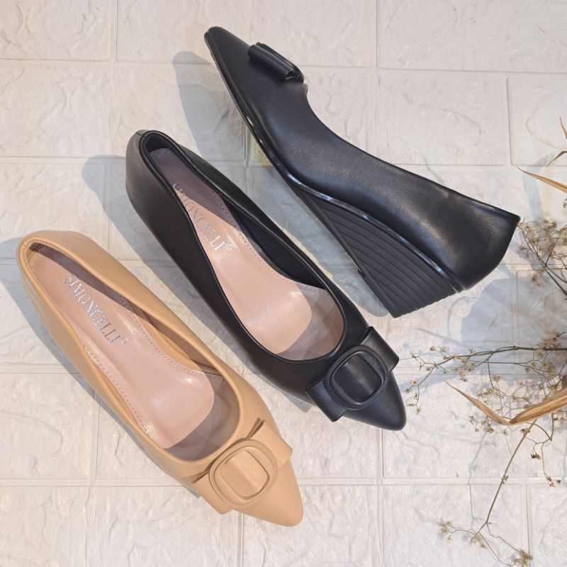 Simoncelli 1046 sepatu wedges import