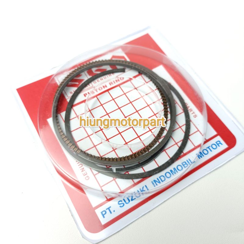 RING SEHER RING PISTON SATRIA FU FI INJEKSI GSX 150 OS STANDAR STD 12140-12K00-000 ASLI ORIGINAL SGP