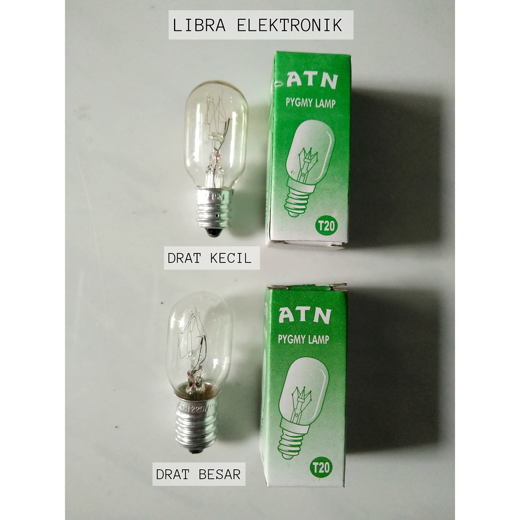 Lampu Kulkas Drat Besar Dan Kecil