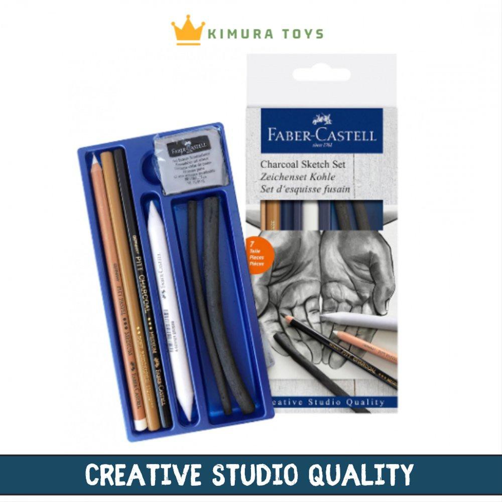 

Faber Castell Creative Studio Charcoal Sketch Set Sketch Tangan las