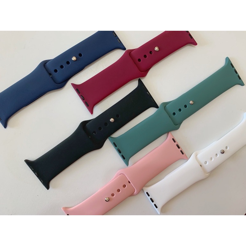 {PREMIUM QUALITY} WATCH STRAP SILICON LENGKAP - 20 warna, 38/40 - 42/44