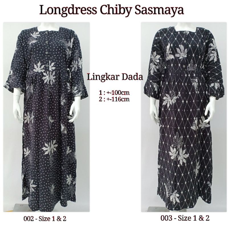 Longdress Chiby Sasmaya - Batik Putri Jelita - Rayon 001
