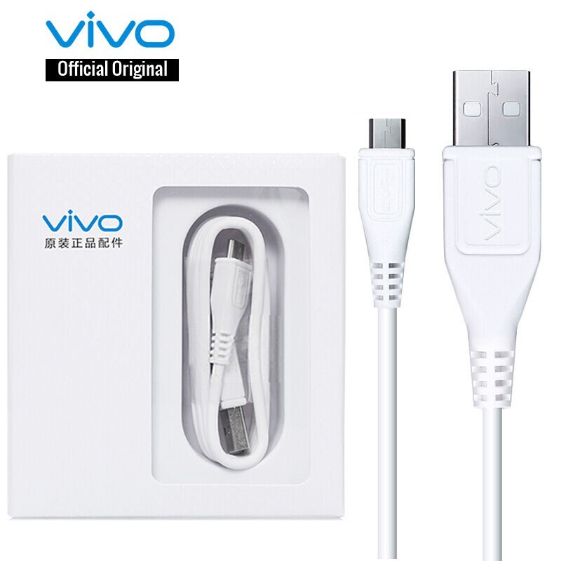 Cable Charger Quick Charger Vivo V23 V23E V21-4G/5G V20 V20SE V19 V17-PRO V15 V15PRO V11 V11i V11PRO V9 V5 V5s V5-Lite-Plus Y11 Y12 Y12i Y12s Y15 Y17 Y19 Y67 Y69 Y65 Y66 Kabel ORI Original Adapter Type C B A Super Fast Charging 5G 4A 4 Ampere Adaptor E SE