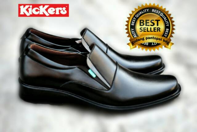 Kickers Pantofel Swedian Leather Pria Terkini Kerja Kuliah