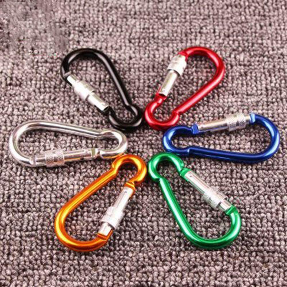 TOP 5/10pcs Tombol Panjat Peralatan Olahraga Luar Ruangan Safety Alloy Carabiner