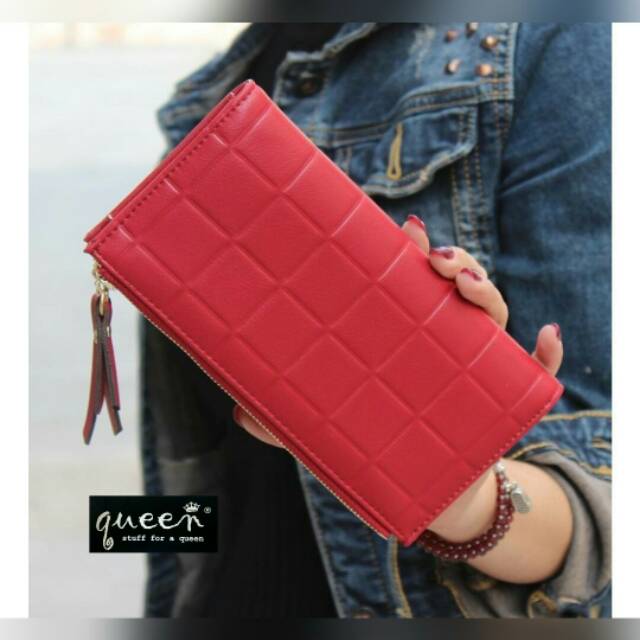 Dompet korea 2res embos /dompet murah /fashion wanita