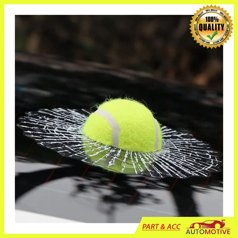 Stiker Mobil / Sticker Mobil / Tempelan Kaca Mobil 3D Model Bola Retak
