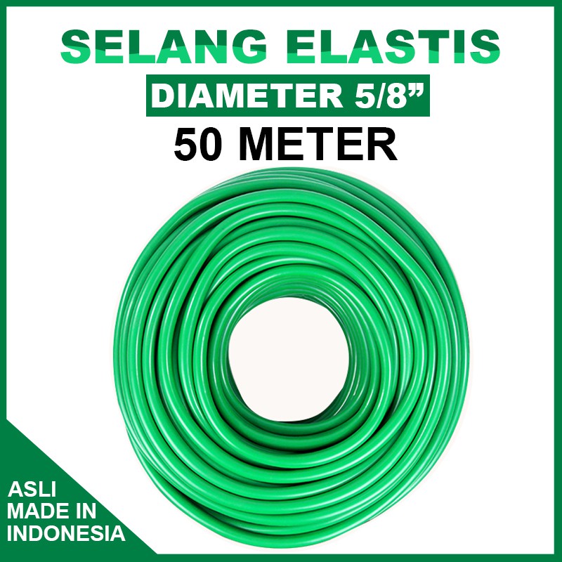 SELANG AIR TAMAN ELASTIS TEBAL / SELANG 5/8 50METER / SELANG TAMAN DAN KEBUN / SELANG CUCI MOTOR