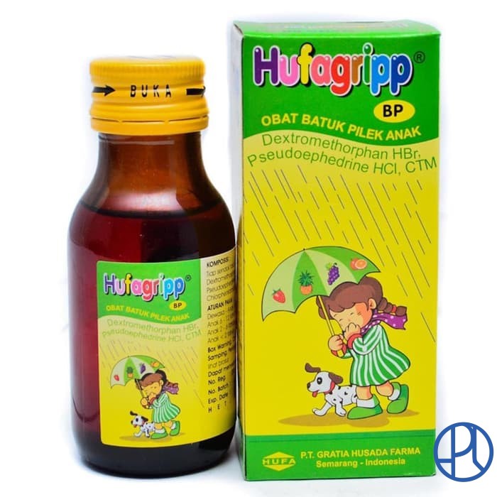 HUFAGRIPP SYRUP BATUK DAN PILEK ( BP ) UKURAN 60ML