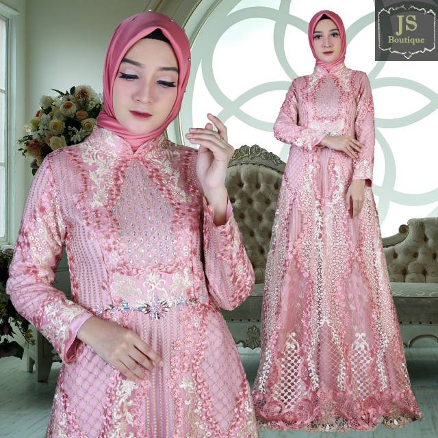 Gamis brukat by js collection