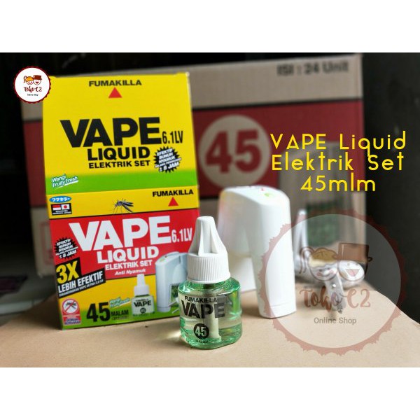 spesial Vape Nyamuk Liquid Elektrik Set 45 Malam Promo Murah
