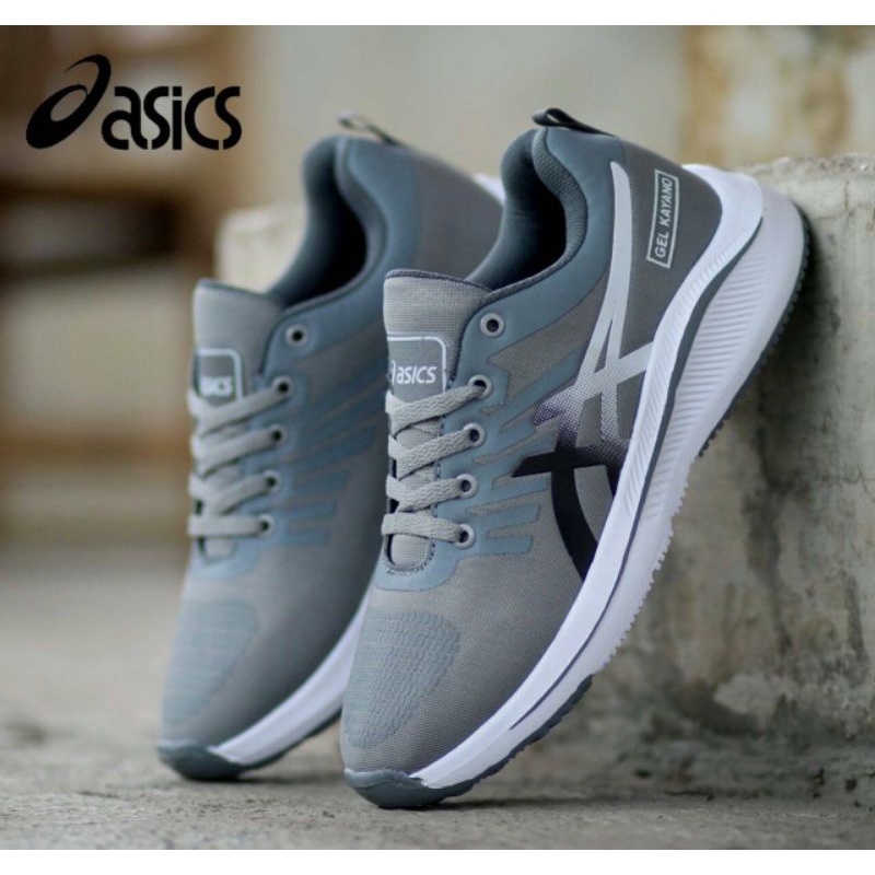 Sepatu Olahraga Outdoor Pria Running Sport Cocok Buat Lari Material Ringan Nyaman Di Kaki