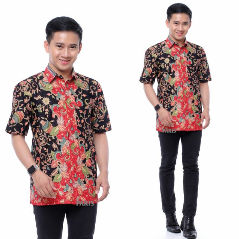 KEMEJA BATIK PRIA LENGAN PENDEK