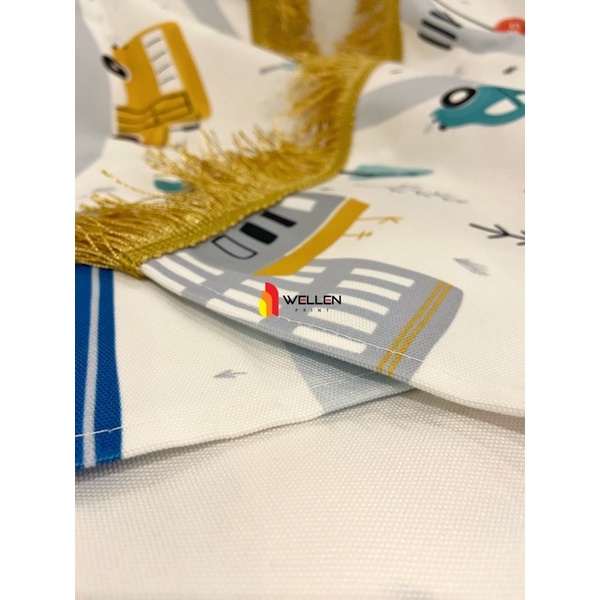 WELLEN PRINT - Sajadah custom print nama / cetak sajadah dan pouch ukuran kecil untuk anak-4