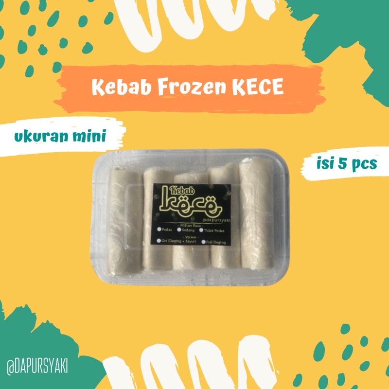 

Kebab Frozen Mini Full Daging Kebab Sapi Asli Makanan Beku Frozenfood Kemasan Box