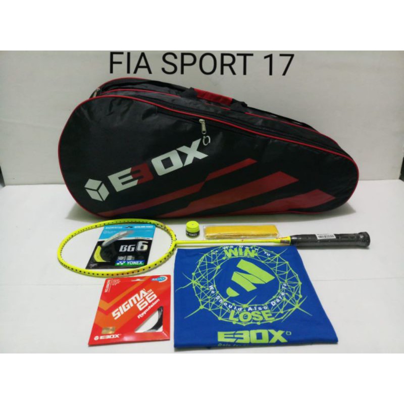 RAKET BADMINTON ORIGINAL EBOX NITRO 28 YUZU