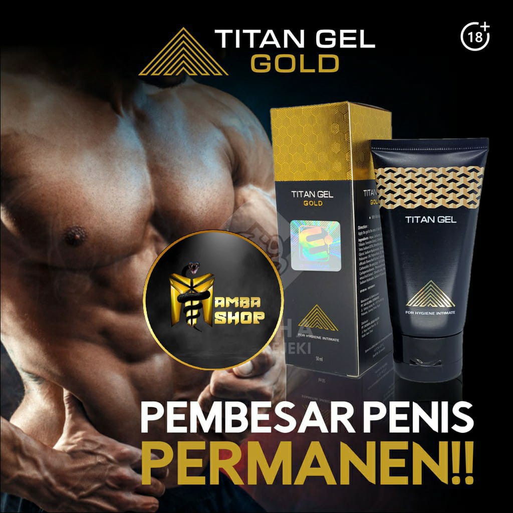 Jual Obat Oles Pembesar Mr P Titan Gel Gold Asli Bpom Halal Bersertifikat Titan Gel Jel