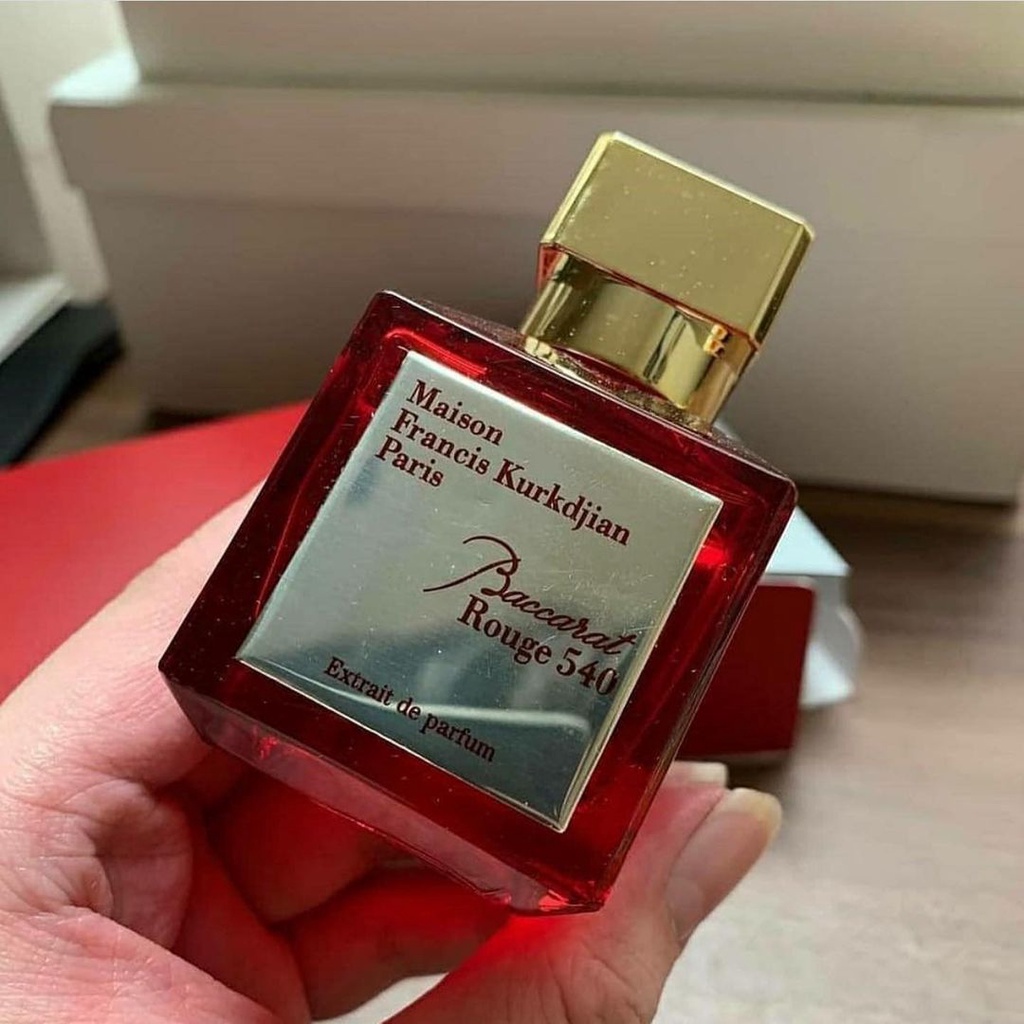 PARFUME PARFUM UNISEX BAC**RAT RED ROUGE MERAH 540 EXTRAIT DE PARFUM 70ML ORI SINGAPORE