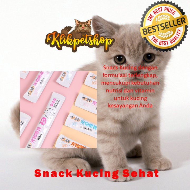 Snack Kucing B Creamy Strip Sultanz Bergizi 15 Gram