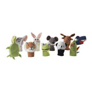 Boneka Jari Lucu  TITTA DJUR Boneka aneka Binatang isi 10 Pcs
