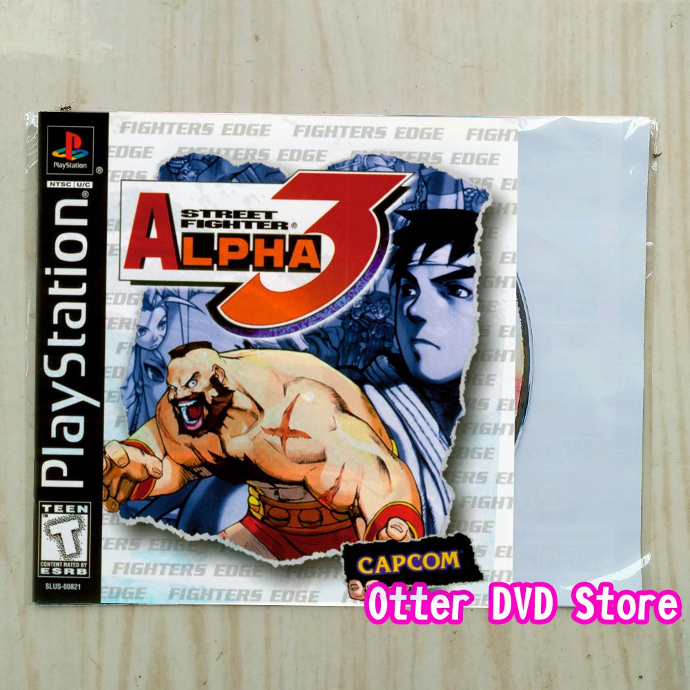 Kaset CD Game Ps1 Ps 1 Street Fighter Alpha 3