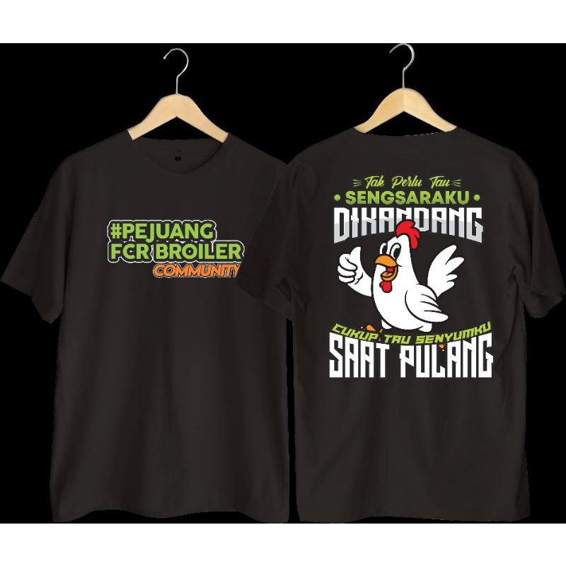 KAOS PETERNAK | KAOS BROILER COMMUNITY | KAOS PEJUANG FCR | PETERNAK MUDA