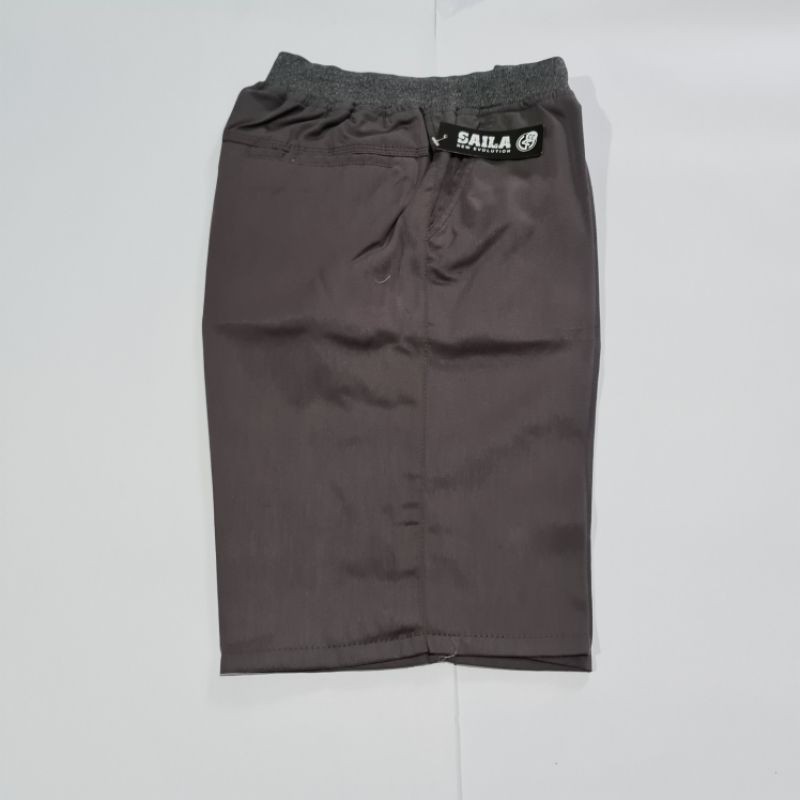 BIG SIZE] Celana Chino Pendek Pria mick pinggang karet rip katun twill krem coklat surfing santaI